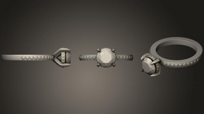 نموذج ثلاثي الأبعاد لآلة CNC خواتم مجوهرات خاتم 51